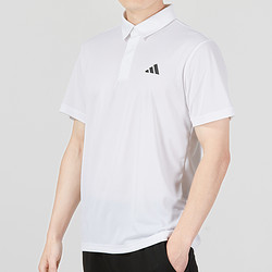 adidas 阿迪达斯 POLO衫男装新款透气休闲服宽松网球服HR8729