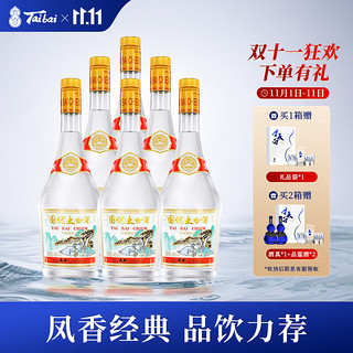 太白 国优太白 凤香型白酒 45度500ml*6 整箱装