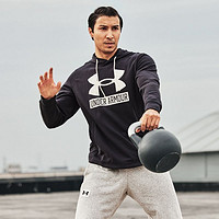 安德玛 UNDERARMOUR)春夏Rival男子连帽训练运动卫衣1370390