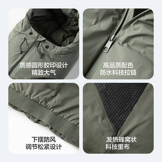 YANXUAN 网易严选 三防户外运动羽绒服功能性防寒登山服男保暖外套冬 暗夜黑-90%白鸭绒 L