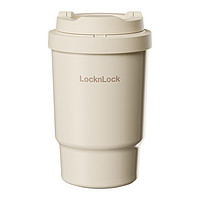 LOCK&LOCK 遇见元气保温杯水杯 陶瓷内胆316不锈钢咖啡杯