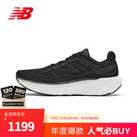 NEW BALANCE NB男鞋女鞋1080 v13系列冬季款舒适透气运动缓震专业跑步鞋 黑色 男款 M1080K13 标准鞋楦D 37(女码 脚长23.5cm)