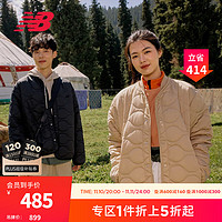 NEW BALANCE NB23男女同款早秋潮流百搭运动夹棉外套 INC AMJ33342 L