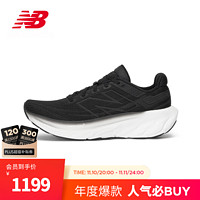 NEW BALANCE NB男鞋女鞋1080 v13系列冬季款舒适透气运动缓震专业跑步鞋 黑色 女款 W1080K13 标准鞋楦B 38(女码 脚长24.5cm)