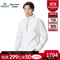 Taylormade泰勒梅高尔夫服装男防泼水防风弹力时尚运动golf保暖夹克外套 U21488-白色 XL