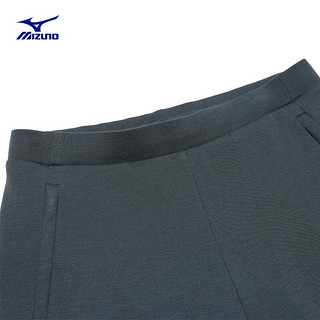 美津浓（MIZUNO）ESSENTIAL系列 轻商务运动风格日常运动裤 男子针织长裤 36/猎人绿 2XL