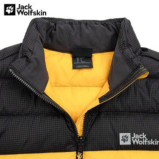 Jack Wolfskin狼爪羽绒服男秋冬户外运动保暖700蓬撞色羽绒内胆外套5029511 5029511-3802/明黄色/偏小一码 3XL 185/112A/充绒量：138G