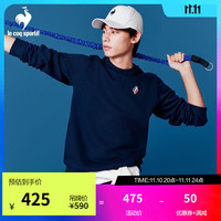 乐卡克（Le coq sportif）法国公鸡男女款圆领套头衫卫衣/套头衫CB-1649234 藏青/NVY 2XL