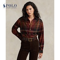 Polo Ralph Lauren 拉夫劳伦女装 23年秋宽松版格纹棉质衬衫RL24877 600-多色 0