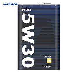 AISIN 爱信 全合成机油润滑油高级发动机润滑油SN  5W30  4L 汽车用品