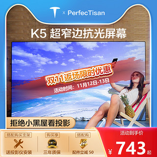 PerfecTisan 钉子科技 K5 抗光画框幕布