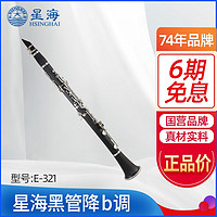 Xinghai 星海 高音黑管乐器降B调成人儿童初学者大音量演奏考级单簧管乐器