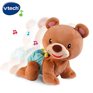 vtech 伟易达 婴儿玩具 学爬布布熊 宝宝专业学步爬行玩偶 6-24月 新生儿礼物