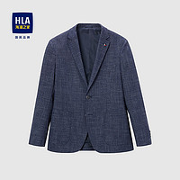 抖音超值购：HLA 海澜之家 时尚简约花纹休闲西服绅士有型微弹平驳领质感外套男