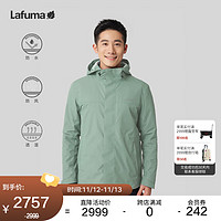 Lafuma 乐飞叶 户外夹克男 三合一防水防风抓绒内胆外套 LMJA3DZ96Y 浅绿色LG 180/100A（50）