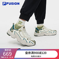 斐乐（FILA）FUSION斐乐潮牌男鞋怪兽老爹鞋鞋休闲鞋运动鞋 雪白/朴色-VS 39