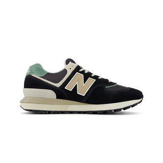 NEW BALANCE 23男鞋女鞋潮流舒适运动百搭休闲鞋 黑色/深灰色 U574LGFB 38(脚长23.5cm)