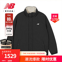 NEW BALANCE NB23男款冬季保暖双面穿立领鸭绒羽绒服 BK AMJ34333 2XL