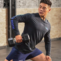 安德玛 UNDERARMOUR)秋冬Project Rock强森Brahma男子训练运动长袖T恤1379840 黑色001 S