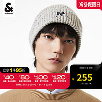 杰克·琼斯（JACK&JONES）秋季时尚百搭酷休闲百搭保暖显脸小针织帽2234DX004 浅灰色 均码