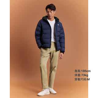 ABERCROMBIE & FITCH【云朵羽绒】男装 美式外套防风抗水连帽轻暖羽绒服 KI132-31 海军蓝 XS (170/84A)