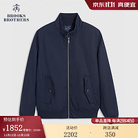 Brooks Brothers BrooksBrothers）男士休闲半高领纯色梭织外套 4004-藏青色 M