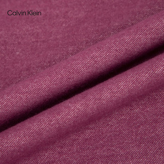 Calvin Klein Jeans男女同款休闲醒目撞色字母提花毛边舒适围巾 515-洋葱紫底白字母 ST
