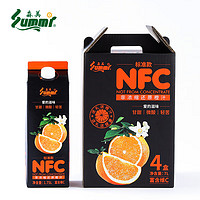 summi 森美 爱的滋味 NFC 橙汁 1.75L*4盒
