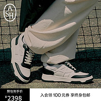 ASH 艾熙 女鞋2023BLAKE系列休闲鞋潮流撞色单鞋板鞋小白鞋 白色/黑色 37