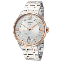 TISSOT 天梭 杜鲁尔系列 男士机械腕表 80小时动力储备 T0994072203801