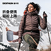 DECATHLON 迪卡侬 户外羽绒服女冬季连帽外套保暖防泼水加厚男面包服ODT3