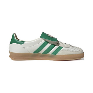 adidas ORIGINALS Foot Industry Gazelle Indoor联名款 中性运动板鞋 ID3518 白/绿 38