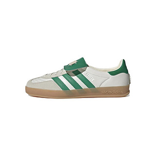 adidas ORIGINALS Foot Industry Gazelle Indoor联名款 中性运动板鞋 ID3518 白/绿 38