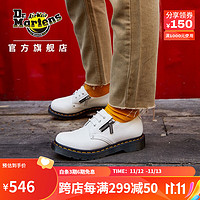 Dr.Martens 马丁（DR.MARTENS）1461 Twin Zip 休闲侧拉链白色女款3孔马丁单鞋 白色 37