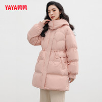 YAYA鸭鸭羽绒服女冬季中长款时尚休闲保暖收腰显瘦外套Y