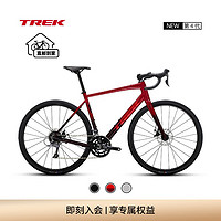 TREK 崔克 公路车 DOMANE AL 2 碳纤维前叉碟刹内走线长途耐力公路自行车 深红色胭脂红色渐变