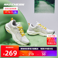 SKECHERS 斯凯奇 丨Skechers男女款小白鞋复古运动鞋舒适休闲老爹鞋894073/896077