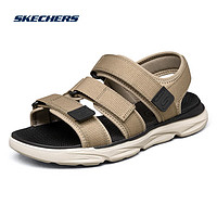 SKECHERS 斯凯奇 丨Skechers春夏简约休闲魔术贴沙滩鞋男机能凉鞋运动涉水鞋210258