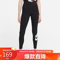 NIKE 耐克 女子运动裤紧身裤裤子SPORTSWEAR长裤 CZ8529-010黑色L码