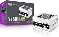 Cooler Master 冷却器 V750 SFX Gold White Edition 全模块化,750W,80+ Gold Efficity,含ATX支架