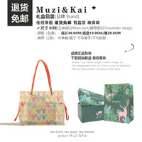 MuziKai大容量通勤包包2023潮百搭透明腋下女士托特大包