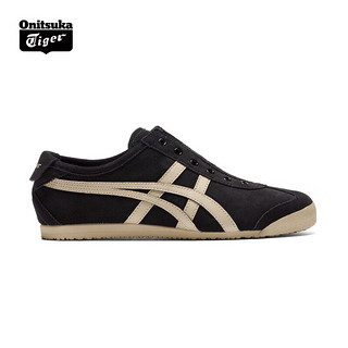 Onitsuka Tiger鬼塚虎一脚蹬懒人鞋 男女鞋低帮运动休闲鞋MEXICO 66™SLIP-ON 黑色 46