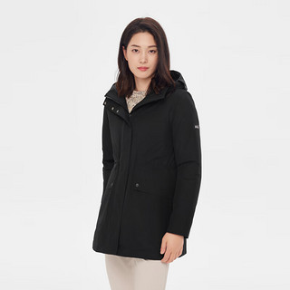 AIGLE艾高20GORE-TEX防风防雨保暖保暖棉服女士外套 黑色 AQ202 40(170/92A)