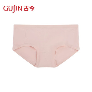 古今 GUJIN女士中腰内裤舒适轻薄小裤无痕三角裤女透气GDB18036 柔和香桃 85