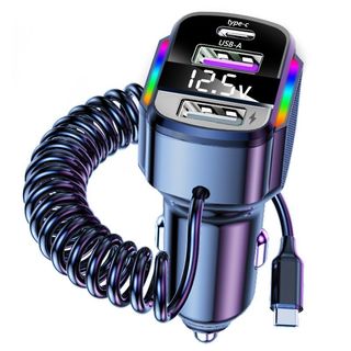 Shinco 新科 车载手机充电器自带线 PD快充USB转换头