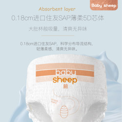BABY SHEEP babysheep桑蚕丝面膜裤 经期裤安睡裤型卫生巾经期日夜用超长防