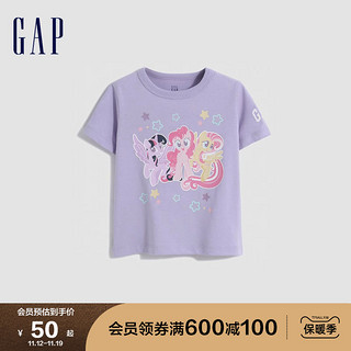 Gap 盖璞 女幼童纯棉T恤611933儿童装短袖