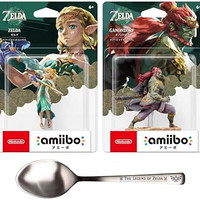 Nintendo 任天堂 《塞尔达传说 王国之泪》  amiibo 不锈钢餐勺同捆套装