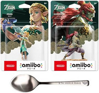 Nintendo 任天堂 《塞尔达传说 王国之泪》  amiibo 不锈钢餐勺同捆套装