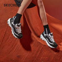 Skechers/斯凯奇经典熊猫鞋女透气厚底老爹鞋蕾丝休闲小白鞋11959